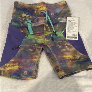 LULULEMON Colorful Abstract Print Shorts